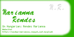 marianna rendes business card